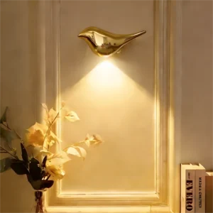 Lâmpada Inteligente Minimalista com Sensor de Movimento para Animais e Pássaros