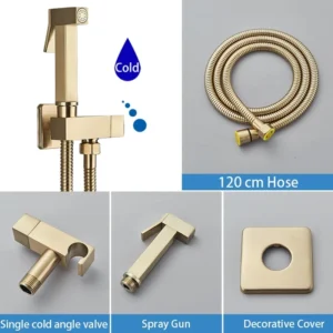 Torneira de Chuveiro para Bidê - Ducha Higiênica de Latão Sólido