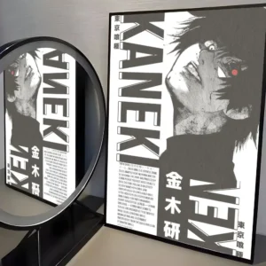 Pôster Anime Tokyo Ghoul em Lona - Decoração Moderna para sua Casa