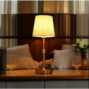 Abajur de Mesa Recarregável com Toque - Decoração Elegante e Funcional
