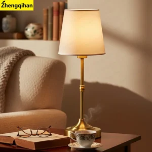 Lâmpada de Mesa LED Recarregável com Sensor de Toque - Abajur Moderno