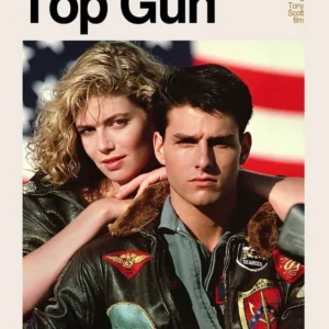 Pintura em Tela Retro de Filmes Clássicos para Decoração de Casa