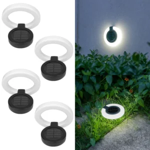 Luzes Solares LED para Jardim - Decoração Externa à Prova d'Água