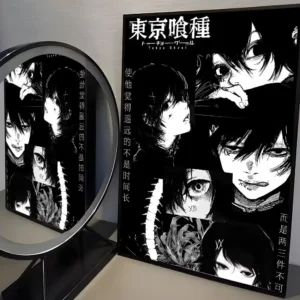 Pôster Anime Tokyo Ghoul em Lona - Decoração Moderna para sua Casa