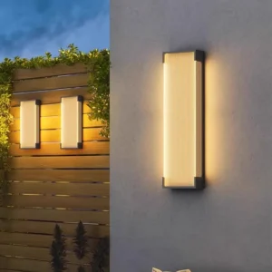 Luminária de Parede Externa à Prova d'Água em Aço Inoxidável