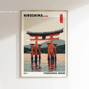 Impressão em Tela Onda de Hokusai - Arte Japonesa Moderna para Decoração