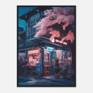 Quadro Abstrato de Ramen para Decoração Moderna da Sua Casa