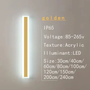 Luz de Parede LED Impermeável IP65 para Jardim e Varanda - Mowally