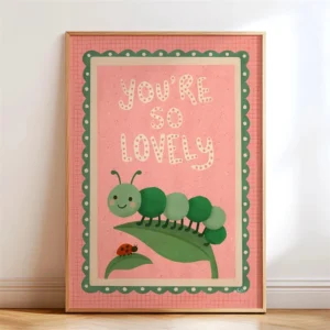 Pôster de Animais Divertidos para Quarto Infantil - Decoração Moderna