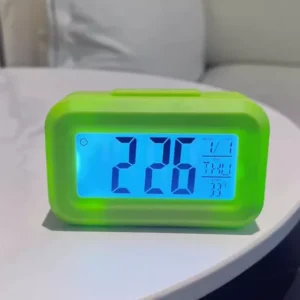 Relógio de Parede Adesivo Lua com Luz LED - Decoração Moderna