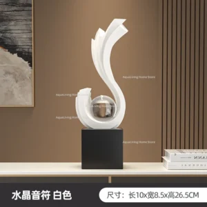 Estatueta Decorativa em Resina para Sofisticação da Sua Casa - Modelo 7