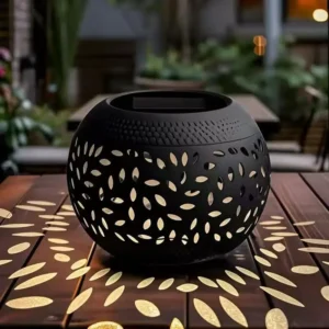 Luz de Mesa Solar Decorativa para Jardim e Pátio