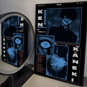 Pôster Anime Tokyo Ghoul em Lona - Decoração Moderna para sua Casa