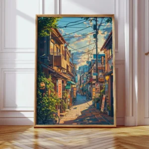 Quadro Abstrato de Ramen para Decoração Moderna da Sua Casa