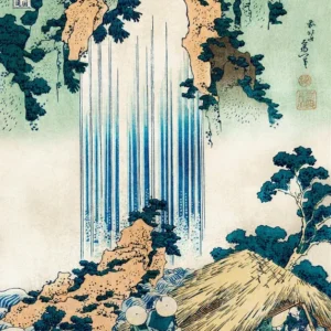 Impressão em Tela do Monte Fuji com Flores de Cerejeira - Decoração Moderna