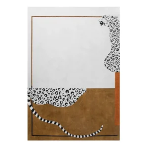 Tapete Geométrico de Pelúcia Antiderrapante para Sala e Quarto - Modelo I, 200x300cm