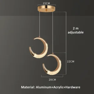 Luz Pendente Moderna para Quarto e Sala - Design Criativo