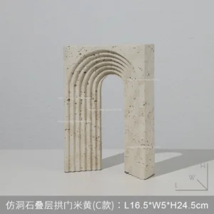 Estatuetas Minimalistas Modernas para Decoração de Escritório e Casa - Estilo 8