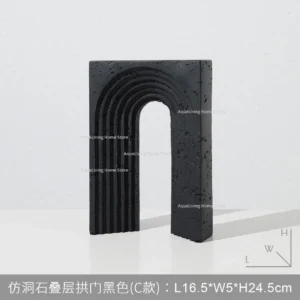 Estatuetas Minimalistas Modernas para Decoração de Escritório e Casa - Estilo 11