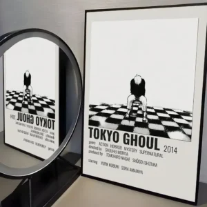 Pôster Anime Tokyo Ghoul em Lona - Decoração Moderna para sua Casa