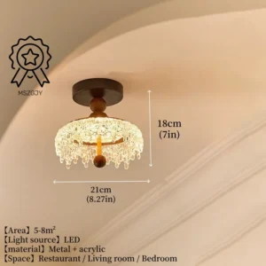 Lustre Minimalista em Madeira para Sala de Estar e Jantar