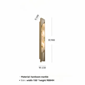 Lâmpada de Parede Moderna em Mármore - Estilo Nórdico para Ambientes