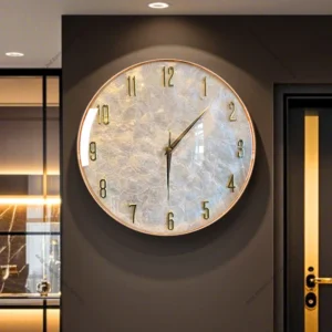 Relógio de Parede Minimalista Moderno para Decoração de Casa