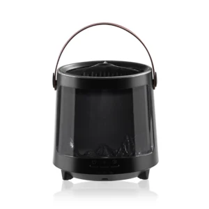 Umidificador Aromatizador Aurora Jellyfish com Chama Colorida para Mesa - BRANCO