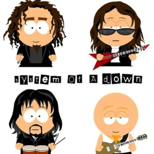 Quadro Decorativo Banda de Metal - Arte em Tela para Sala e Escritório