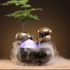 Fonte de Água Decorativa em Cerâmica para Animais de Estimação