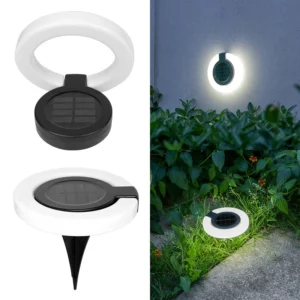 Luzes Solares LED para Jardim - Decoração Externa à Prova d'Água