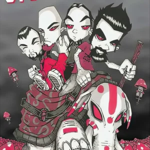 Quadro Decorativo Banda de Metal - Arte em Tela para Sala e Escritório