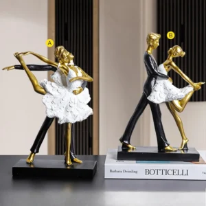 Ornamento de Resina com Dançarinas para Decoração de Quarto Infantil