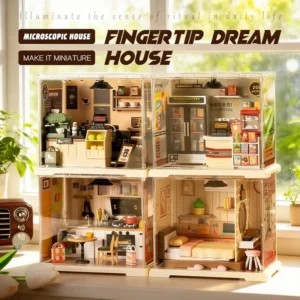 Casa de Bonecas em Miniatura DIY - Decoração Criativa para Crianças e Adultos