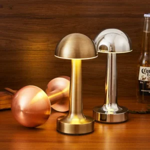 Abajur de Mesa LED Moderno e Minimalista com Controle de Toque