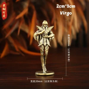 Conjunto de Mini Figuras de Anime Golden Gold Saints - Estátuas Decorativas - Virgem