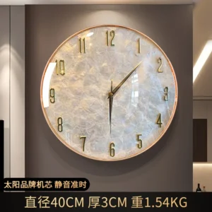 Relógio de Parede Minimalista Moderno para Decoração de Casa - 40CM