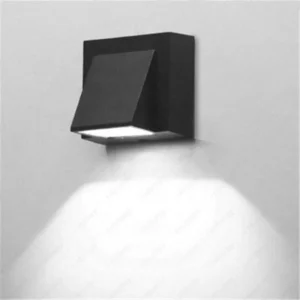 Luz de Parede Moderna IP65 Alumínio 5W para Externo e Jardim - 5W, Corpo Preto