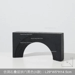 Estatuetas Minimalistas Modernas para Decoração de Escritório e Casa - Estilo 9