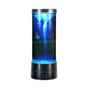 Lâmpada Cilíndrica LED Tornado com Controle Remoto - Decoração Atmosférica
