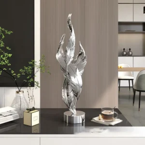 Estatueta Decorativa Moderna em Resina para Casa e Escritório - Modelo 4