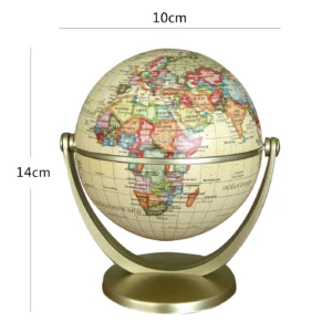 Globo Terrestre Decorativo Educativo para Crianças - 18cm e 25.5cm - Mini Globo