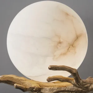 Luminária de Parede à Prova d'Água em Mármore Italiano com LED - Mudança de 3 Cores