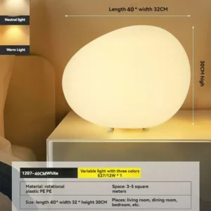 Abajur Decorativo Moderno Minimalista para Quarto - Lâmpada de Mesa