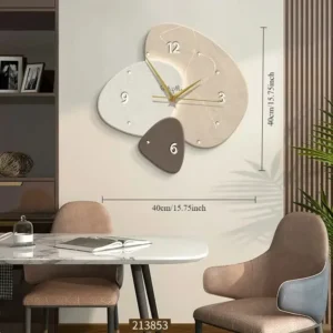 Relógio de Parede Moderno para Sala de Estar e Cozinha - Silencioso e Criativo - model 3