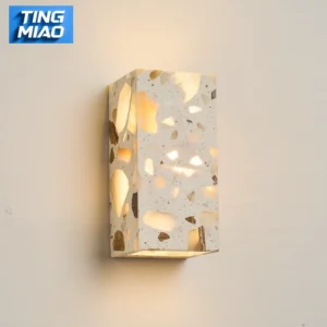 Luz de Parede de Pedra Transparente para Iluminação Externa