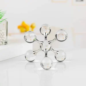 Estatueta Decorativa de Cristal Geométrica Moderna para Decoração de Ambientes - Modelo 10 - 13CM