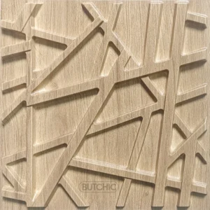 Painéis de Parede 3D Adesivos de Madeira Falsa - 10 Peças 30x30cm - B-134-Madeira-(10unidades)