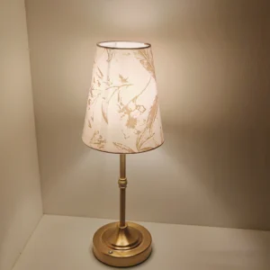 Abajur de Mesa Recarregável Vintage em Ouro com Controle Touch - Type A