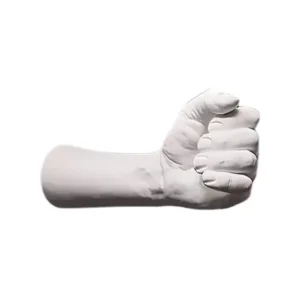 Vaso Decorativo de Parede em Resina com Flores - Estilo Moderno - BRANCO